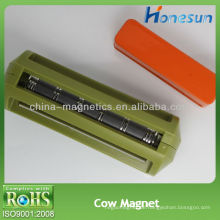 d35x100mm Ferrit Kuh Magnet grüne Farbe